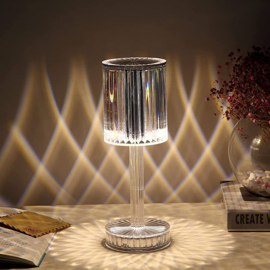 Beautiful glass desk lamp living room